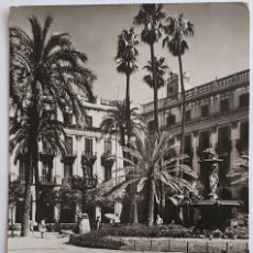 Postales: TARJETA POSTAL PLAZA REAL, BARCELONA, 1955