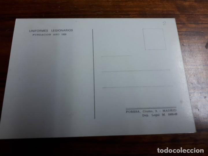 Postales: Uniformes legionarios - Foto 2