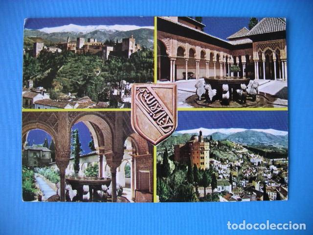 Postales: Recuerdo de Granada.( Multipostal ) - Foto 1