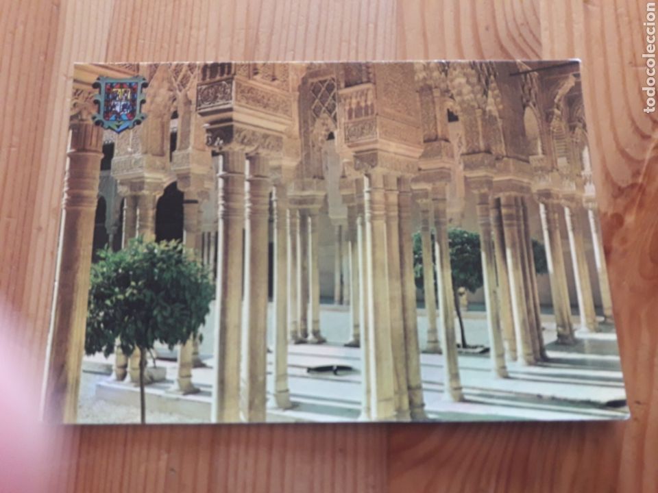 Postales: Granada Alhambra Columnas Patio de los Leones Postal Zerkowitz - Foto 1