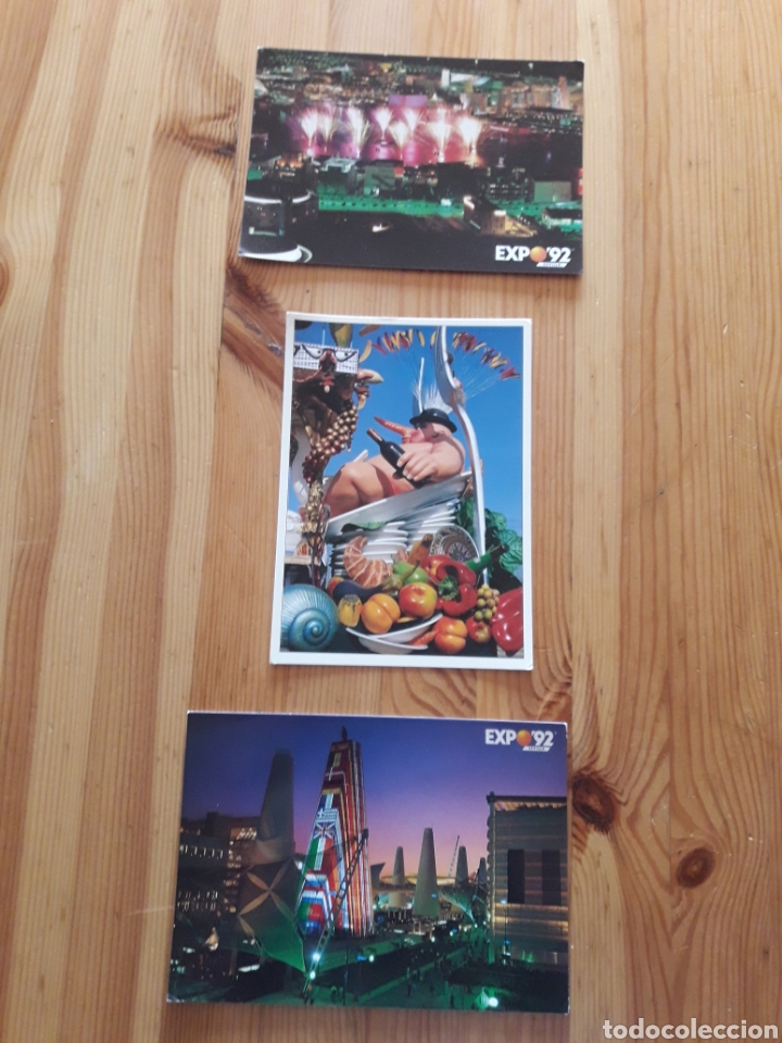 Postales: Sevilla Expo 1992 lote 7 postales - Foto 2