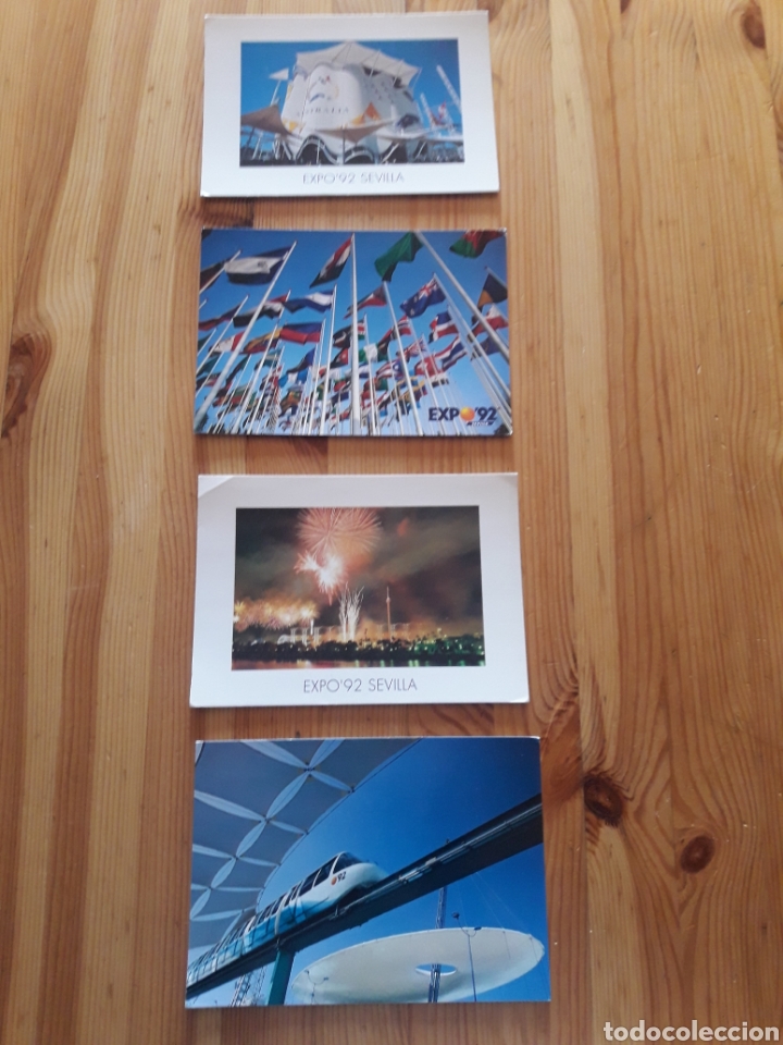 Postales: Sevilla Expo 1992 lote 7 postales - Foto 1