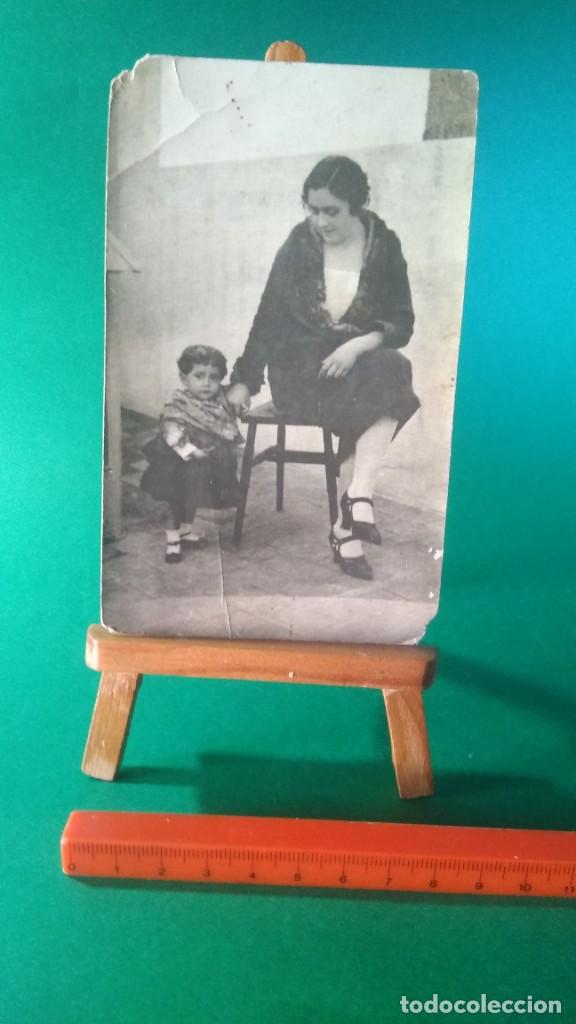 Postales: POSTAL 1950 MUJER CON NI&Ntilde;O - Foto 1