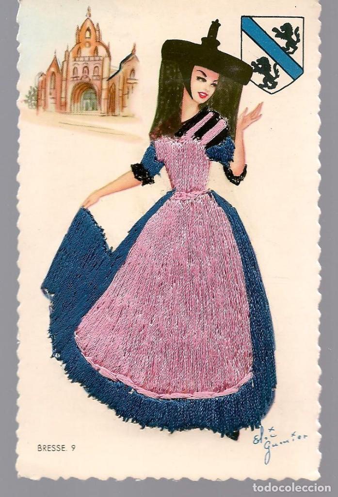 Postcards: POSTAL. BRESSE 9. CON BORDADO. ARTE HIP&Aacute;NICO. (ST/MG/A)