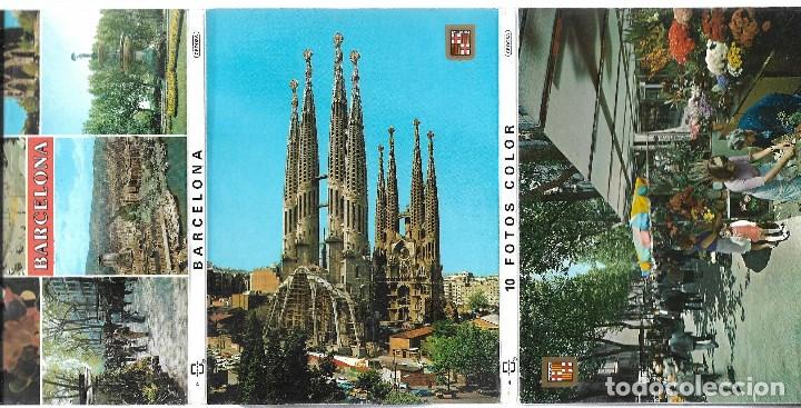 Postales: BARCELONA -BLOC DE 10 POSTALES - - Foto 1