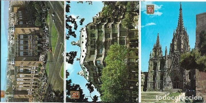 Postales: BARCELONA -BLOC DE 10 POSTALES - - Foto 2