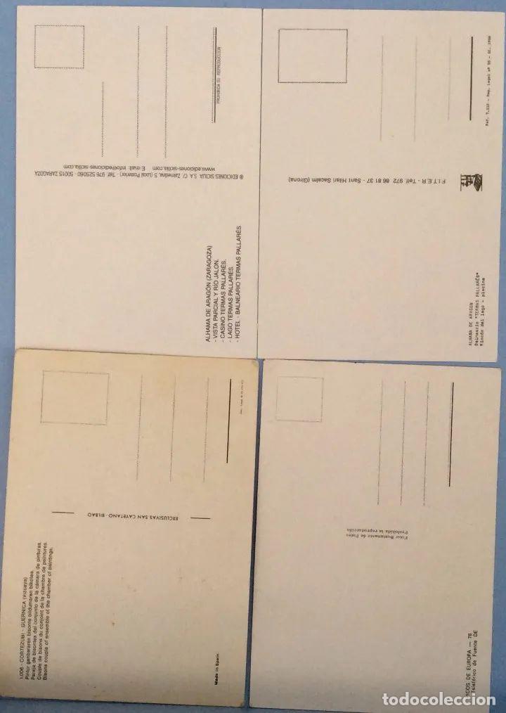 Postales: LOTE 4 POSTALES DIVERSOS TEMAS SIN CIRCULAR - Foto 4