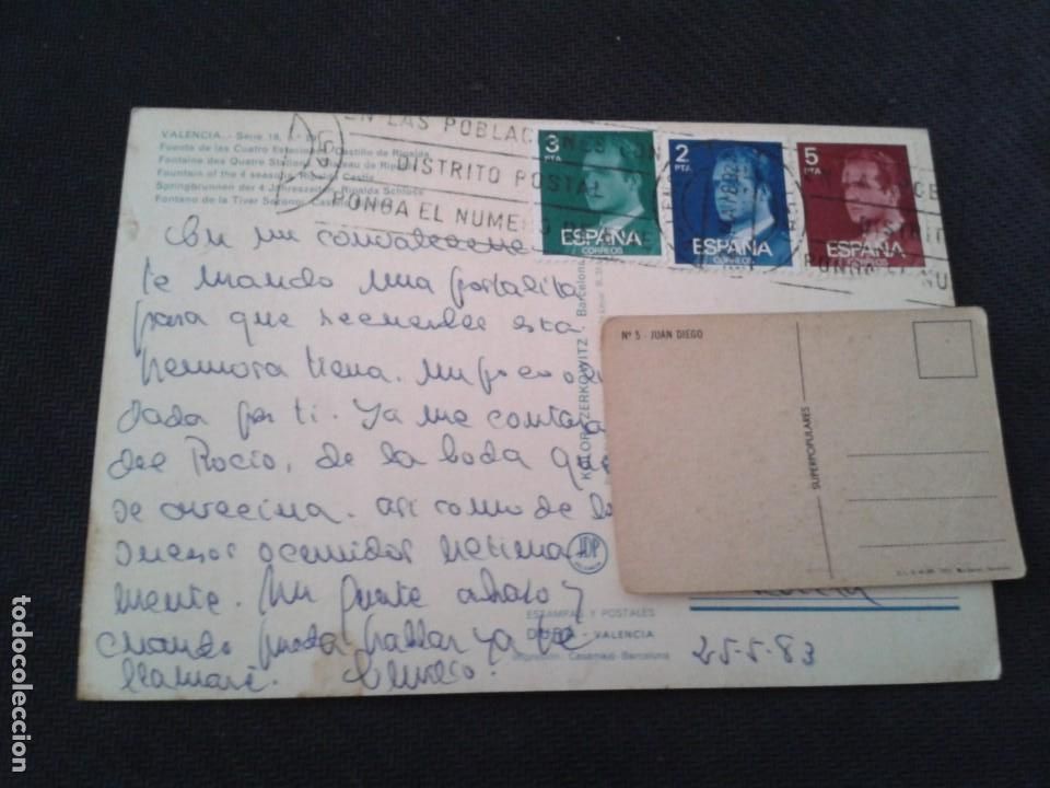Postales: POSTAL VALENCIA. CIRCULADA - Foto 2