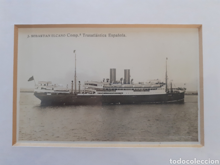 Postales: 5 cuadros con antiguas postales de barcos - Foto 6