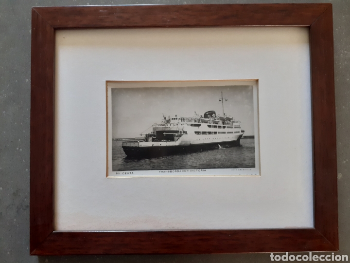 Postales: 5 cuadros con antiguas postales de barcos - Foto 7
