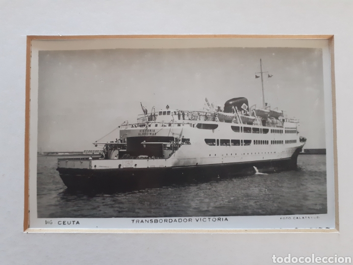 Postales: 5 cuadros con antiguas postales de barcos - Foto 8