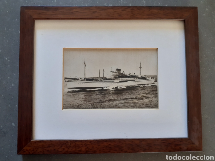 Postales: 5 cuadros con antiguas postales de barcos - Foto 9