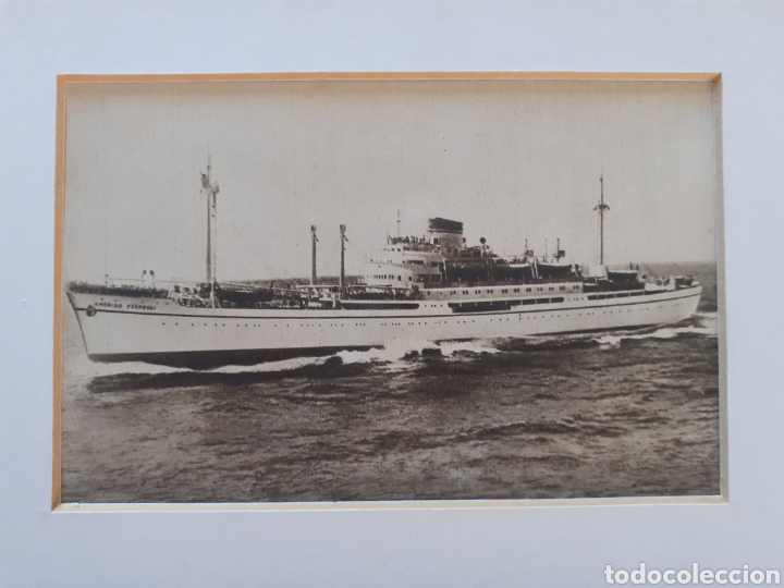 Postales: 5 cuadros con antiguas postales de barcos - Foto 10