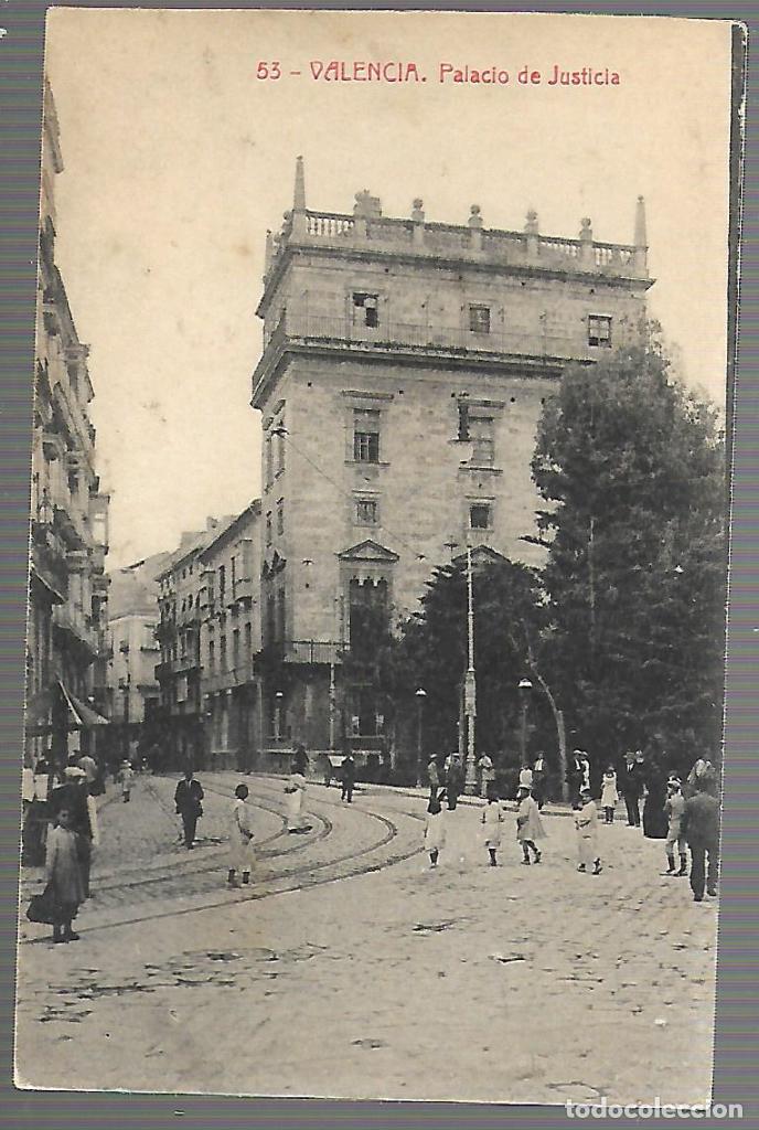 Postales: VALENCIA PALACIO DE JUSTICIA COL. THOMAS N&ordm; 53 - Foto 1