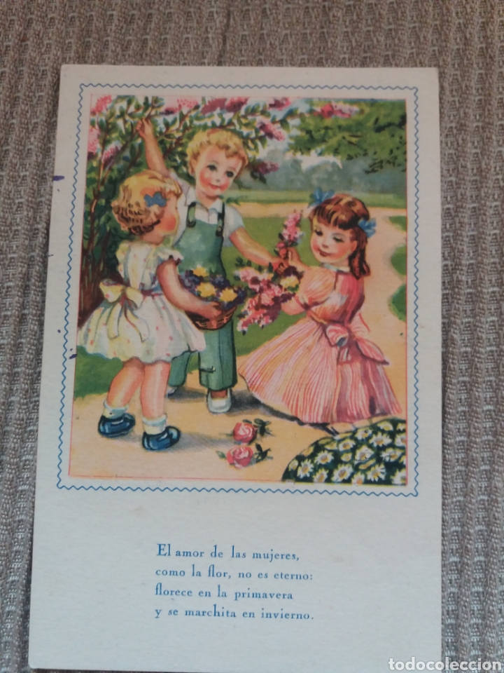 Postales: TARJETA POSTAL A&Ntilde;O 1945 - Foto 1