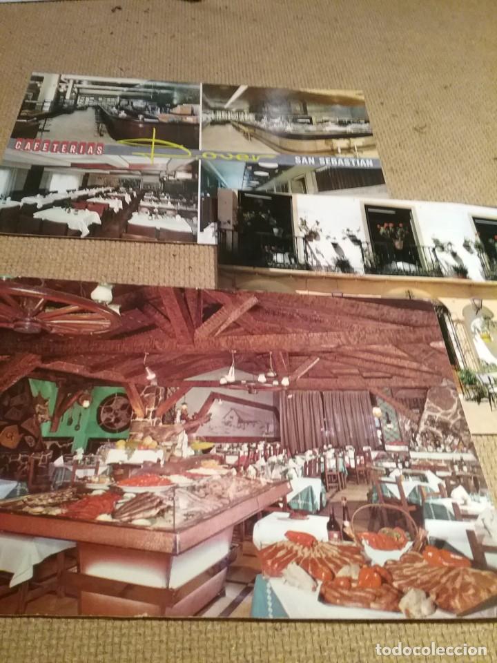 Cartoline: PUBLICIDAD. Cinco postales de restaurantes a&ntilde;os 50-60 (16-2)