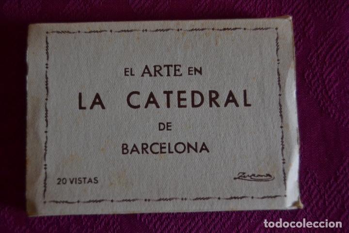 Cartoline: 1950`s 20 FOTOGRAFIAS VISTAS ART&Iacute;STICAS LA CATEDRAL DE BARCELONA A.ZERKOWITZ