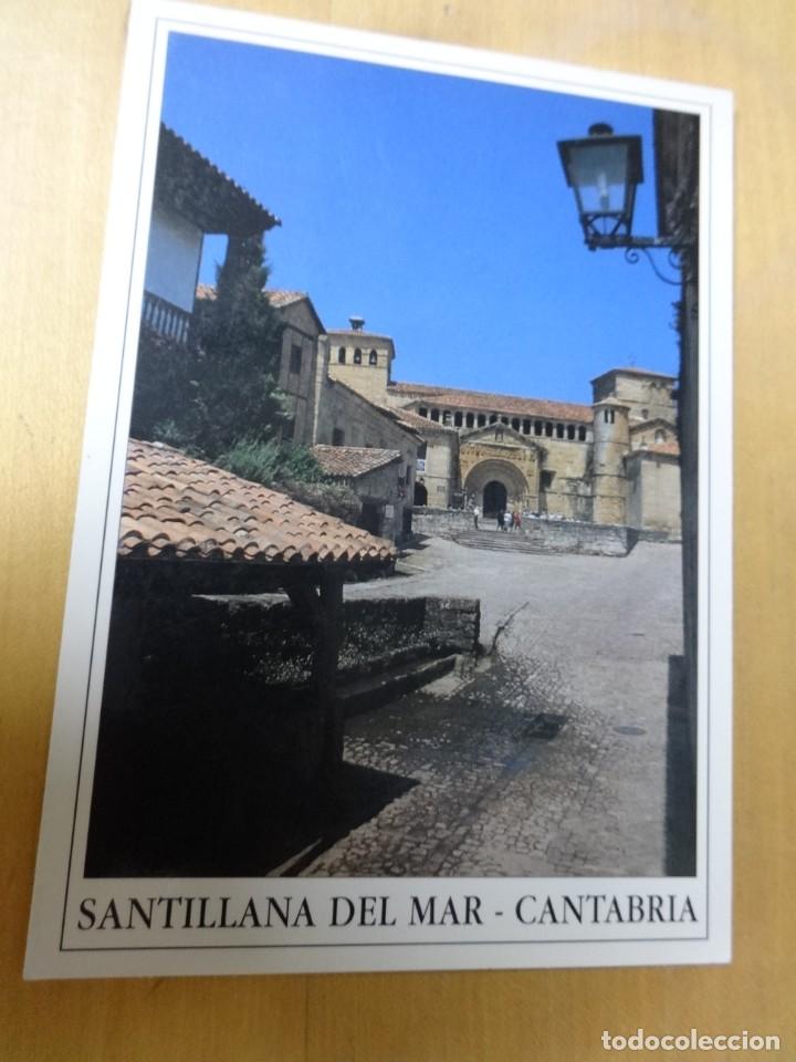 Postales: Postal Santillana del Mar, la Colegiata - Foto 1