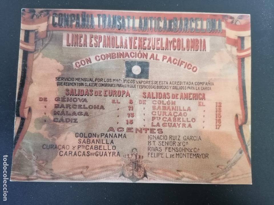 Postales: POSTAL COMPA&Ntilde;IA TRANSATLANTICA - Foto 1