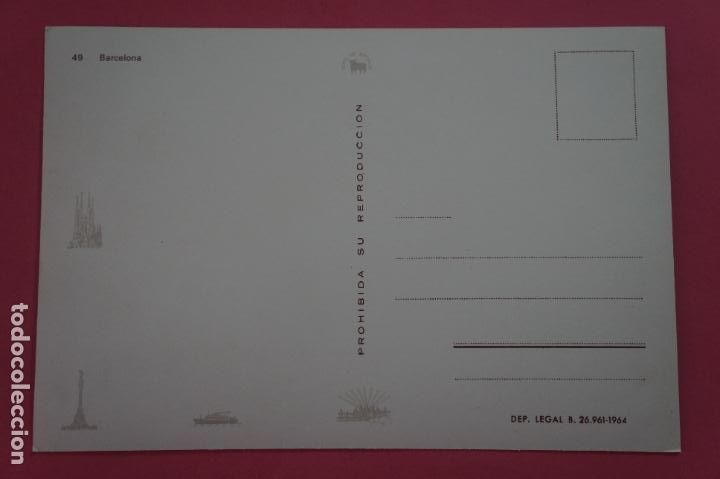Postales: POSTAL SIN CIRCULAR DE BARCELONA LOTE 22 - Foto 2