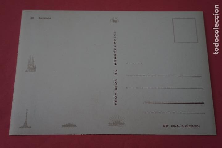 Postales: POSTAL SIN CIRCULAR DE BARCELONA LOTE 35 - Foto 2