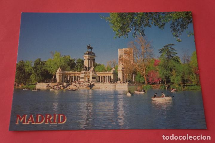 Postales: POSTAL SIN CIRCULAR DE MADRID PARQUE DEL RETIRO LOTE 35 - Foto 1