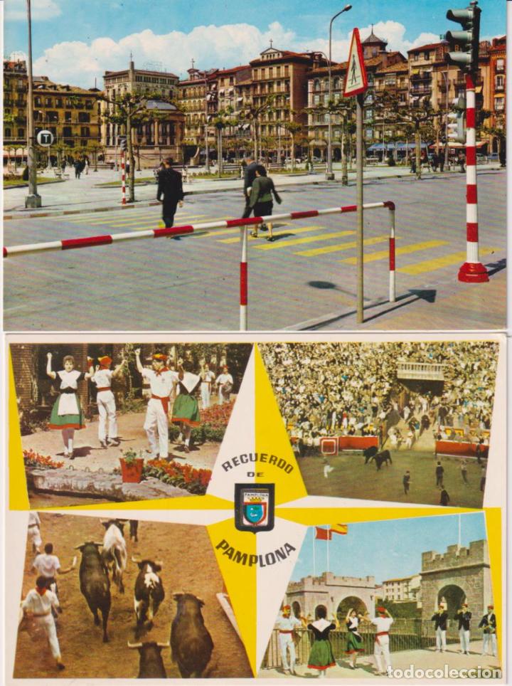 Postales: Lote de 2 Postales de Pamplona - Foto 1