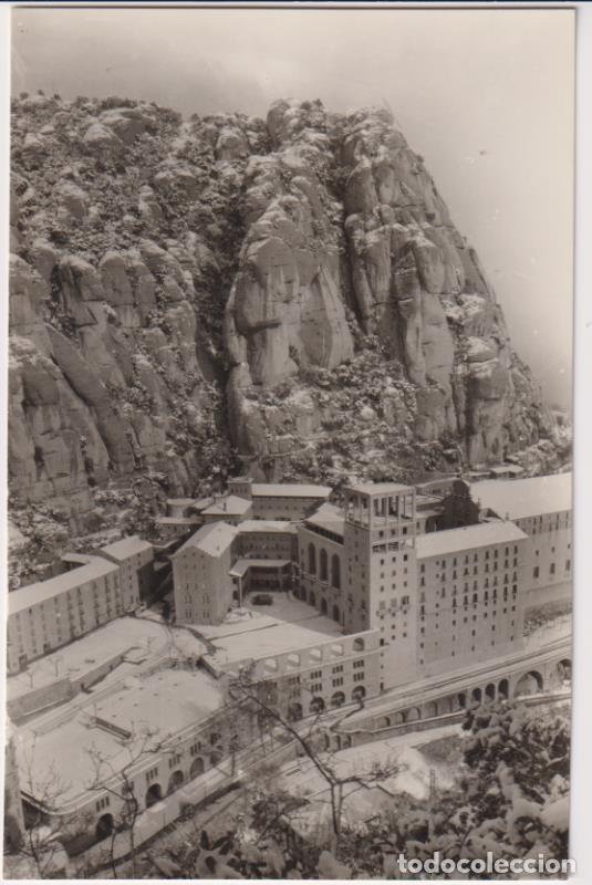 Postales: Foto-Postal. Montserrat. El Monasterio Nevado - Foto 1