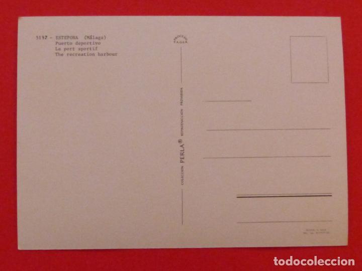 Postales: POSTAL SIN CIRCULAR DE ESTEPONA MALAGA LOTE 39 - Foto 2
