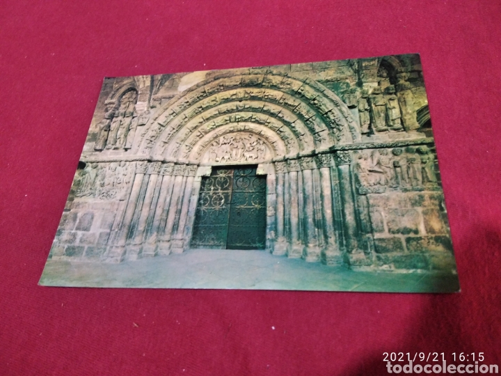 Postales: Postal Estella portada de San Miguel - Foto 1