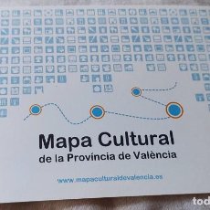 Postales: POSTAL MAPA CULTURAL PROVINCIA VALENCIA