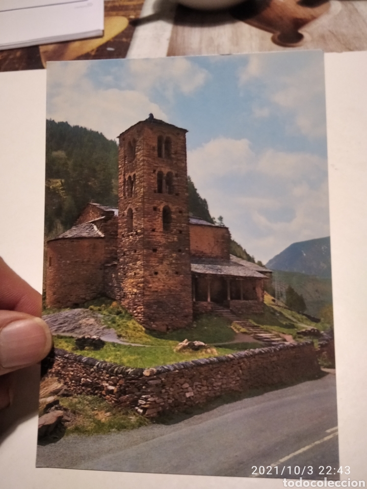 Postkarten: Postal San Juan de caselles iglesia rom&aacute;nica