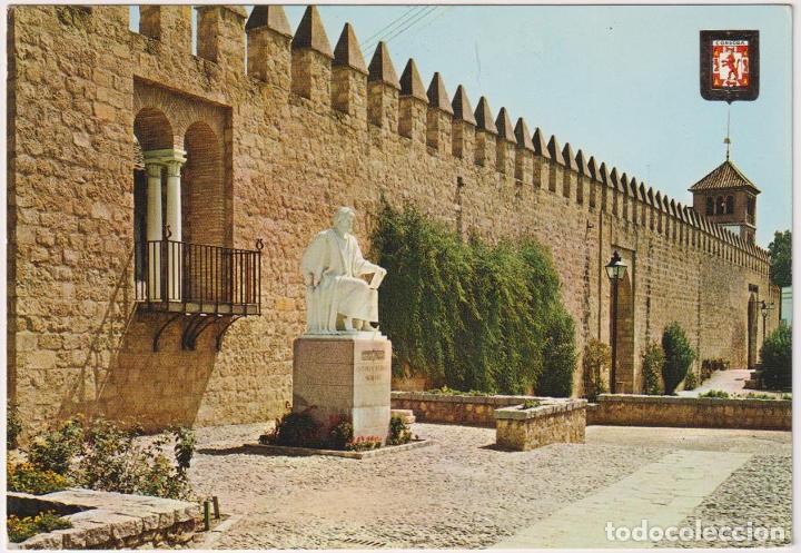 Postales: C&oacute;rdoba. Muralla y Monumento a Averroes - Foto 1