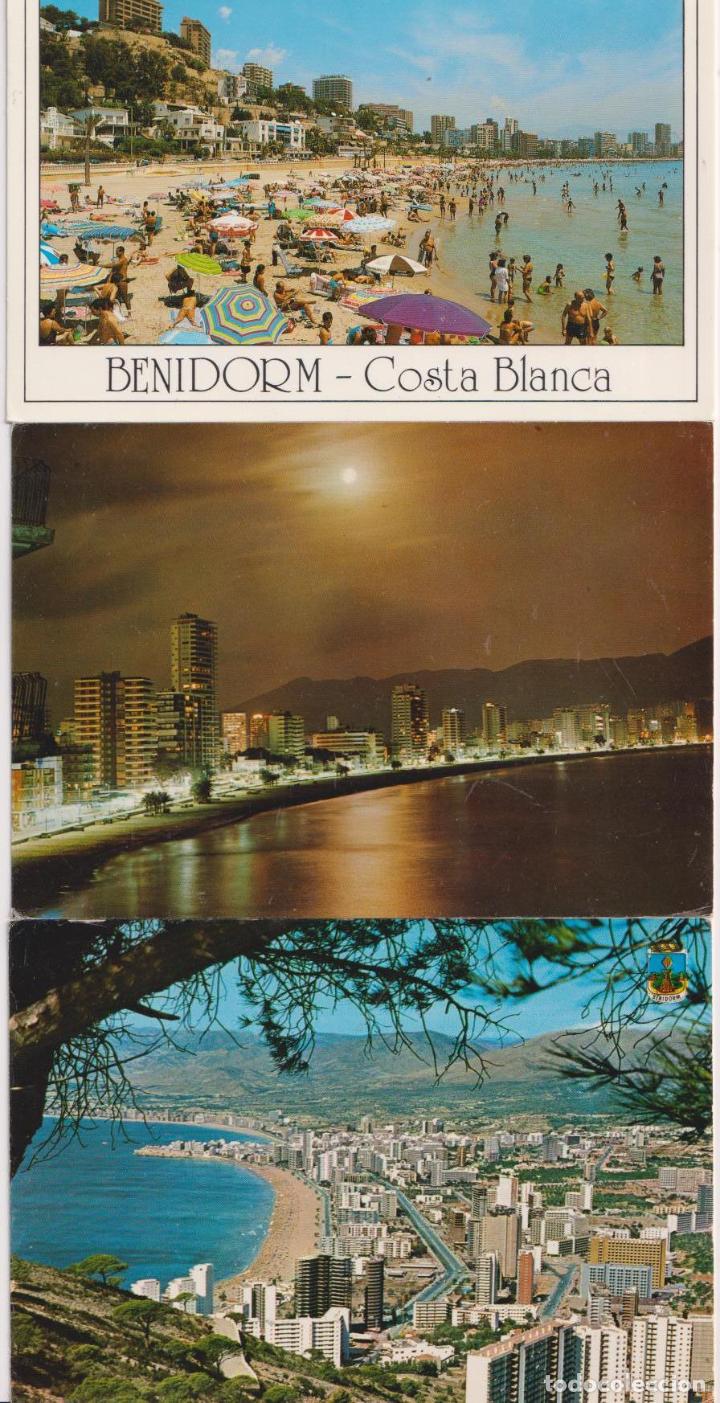Postales: Benidorm. Lote de 3 Postales - Foto 1