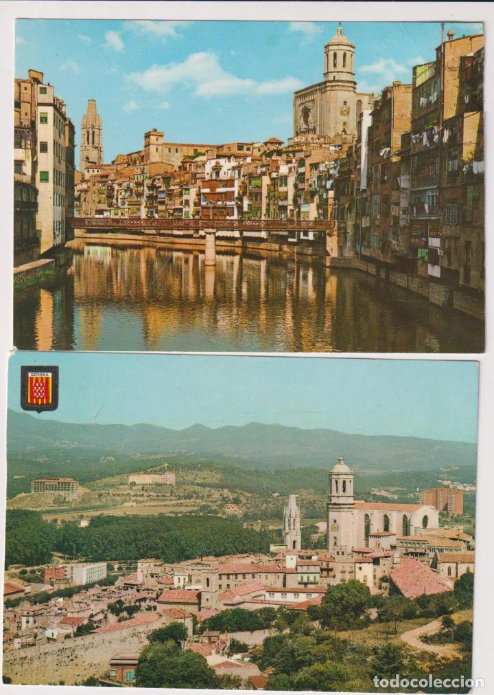 Postales: Gerona. Lote de 2 Postales - Foto 1