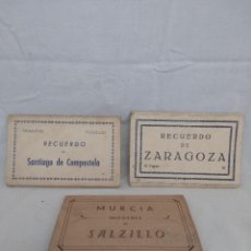 Postales: LIBRITO DE POSTALES. ZARAGOZA, MURCIA Y SANTIAGO.