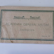 Postales: BLOC POSTALES ACADEMIA GENERAL MILITAR ZARAGOZA - 21 POSTALES - COMPLETO.. Lote 320099788