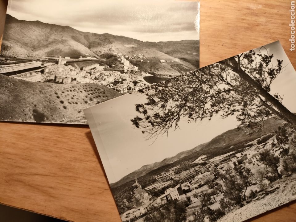 Postcards: Dos antiguas postales vista parcial Junquera y Portbou costa brava