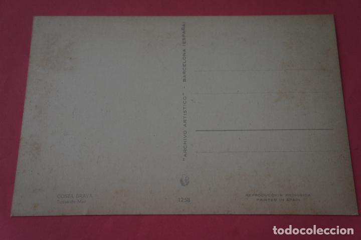 Postales: POSTAL SIN CIRCULAR DE TOSSA DE MAR COSTA BRAVA LOTE 46 - Foto 2