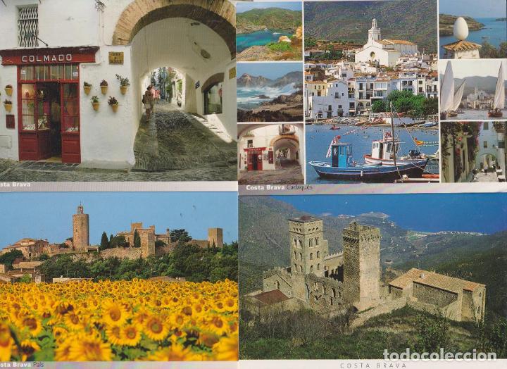 Postales: Costa Brava. Lote de 4 postales - Foto 1
