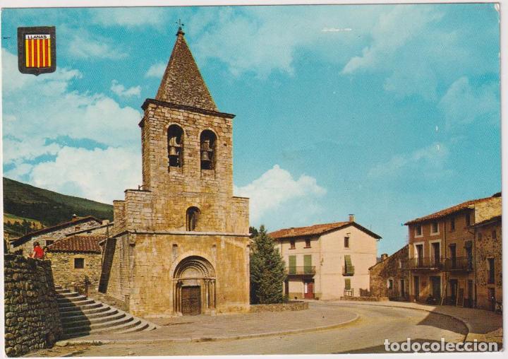 Postales: Llanas. Esglesia Rom&aacute;nica - Foto 1