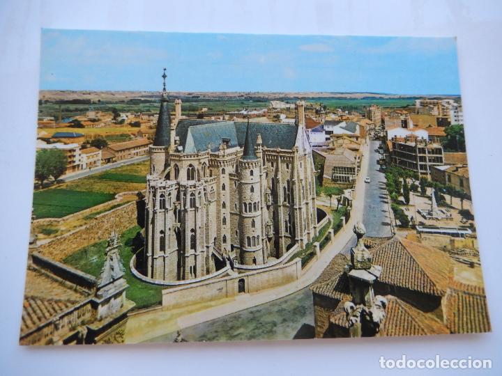 Postales: ASTORGA -PALACIO EPISCOPAL - A&Ntilde;OS 60- TARJETA POSTAL - Foto 1