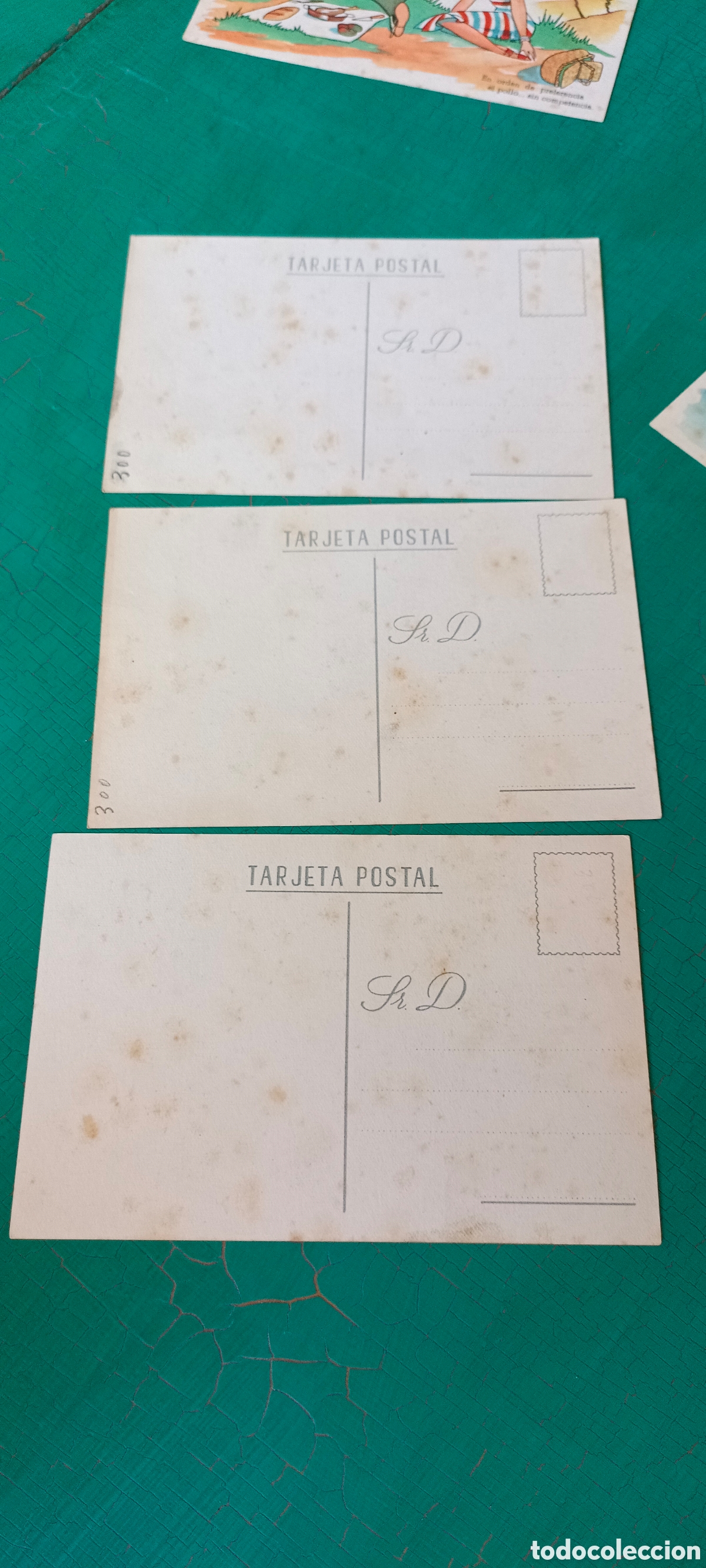 Postales: Tarjetas S&aacute;tiras militares (lote de 8) - Foto 6