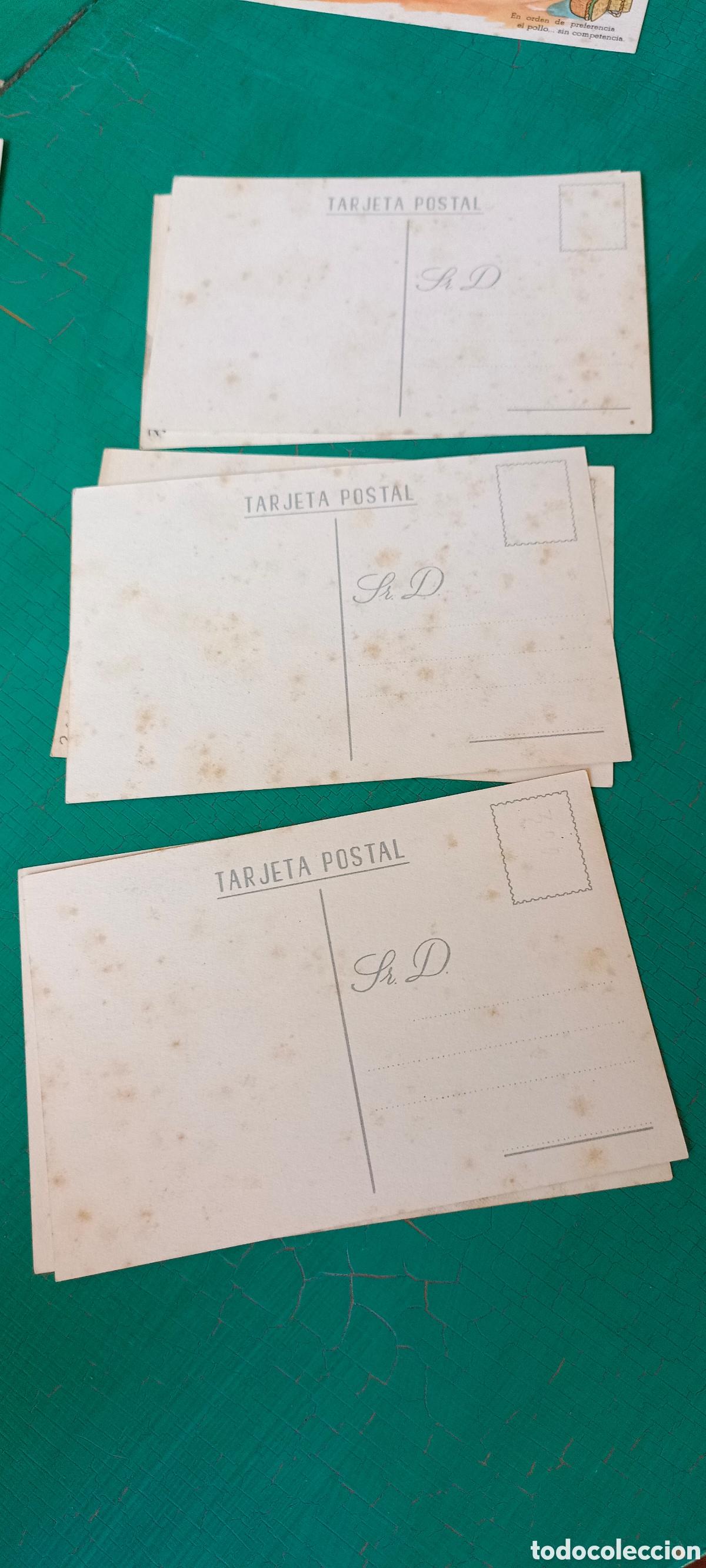 Postales: Tarjetas S&aacute;tiras militares (lote de 8) - Foto 8