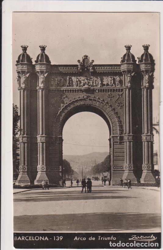 Postales: Postal. Barcelona 139, Arco de Triunfo. Zerkovitz - Foto 1