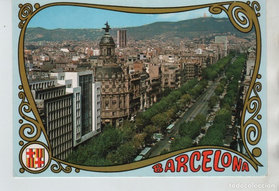 Postales: POSTAL PASEO DE GRACIA BARCELONA - Foto 1