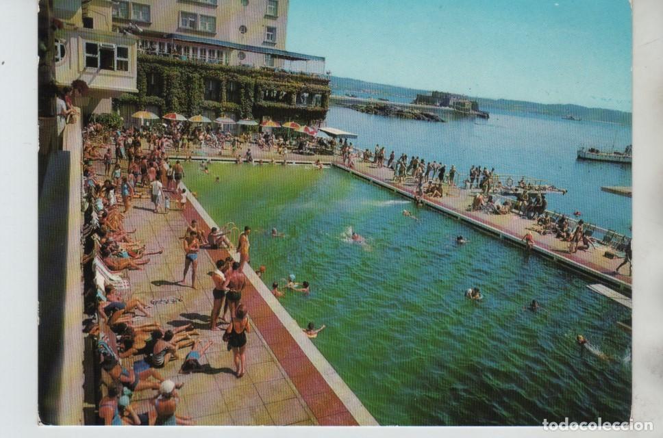 Postales: POSTAL PISCINA LA SOLANA LA CORU&Ntilde;A - Foto 1