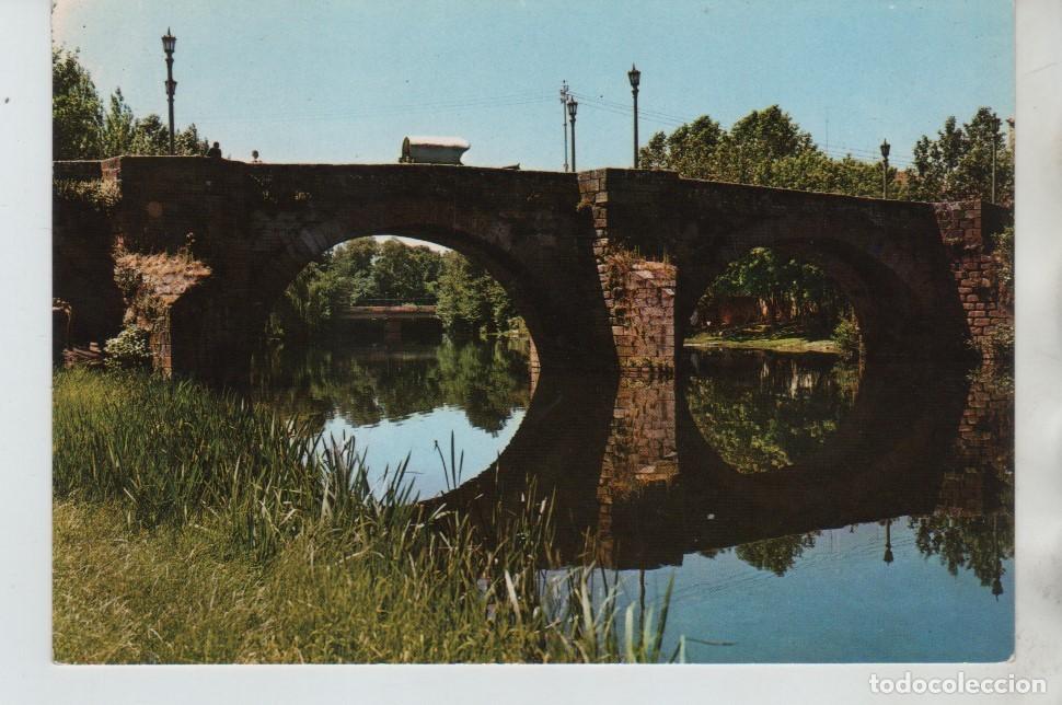 Postales: POSTAL PUENTE ROMANO MONFORTE DE LEMOS LUGO - Foto 1