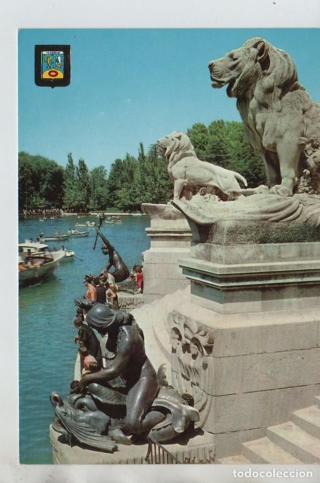 Postales: POSTAL ESTANQUE DEL RETIRO MADRID - Foto 1