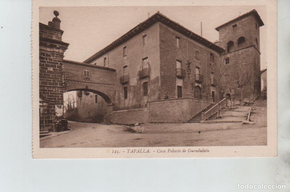 Postales: POSTAL CASA PALACIO DE GUENDULAIN TAFALLA NAVARRA - Foto 1